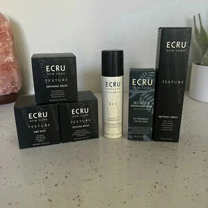 ECRU NY hair care bundle- hairspray, texture paste & spray, hair mask NIB